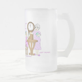 AmerikanGranny upp all för natt Talkin precis mugg