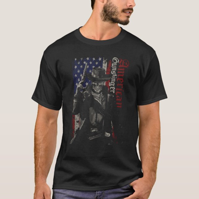 AmerikanGunslinger T-shirt (Framsida)