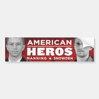 Amerikanhjältebildekal - Snowden/bemanna Bildekal