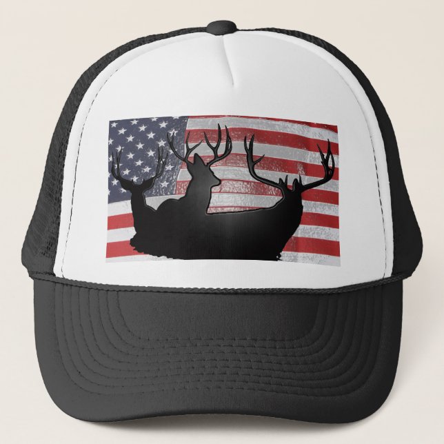 Amerikanhjortjägare Truckerkeps (Framsida)