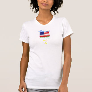 amerikanhomegirl + U.S.-flagga T-shirt