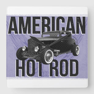 Amerikanhot rod. Blåttversionväggen tar tid på Fyrkantig Klocka