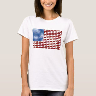 Amerikanhundflagga T-shirt