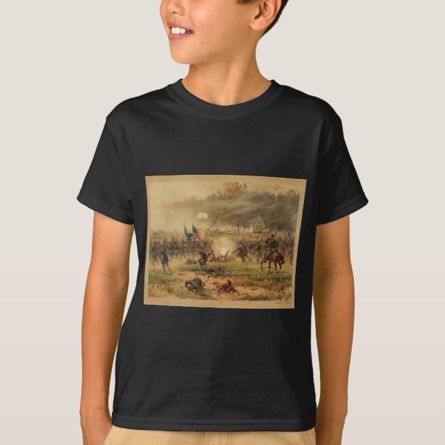 Amerikaninbördeskrigstrid av Antietam Sharpsburg Tee Shirt (Framsida)