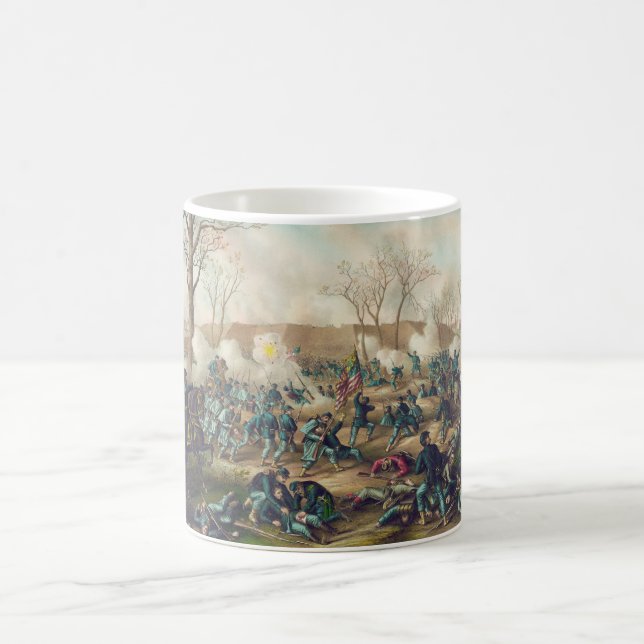 Amerikaninbördeskrigstrid av fort Donelson 1862 Kaffemugg (Center)