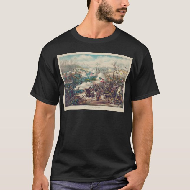 Amerikaninbördeskrigstriden av ärtan Ridge 1862 T-shirt (Framsida)