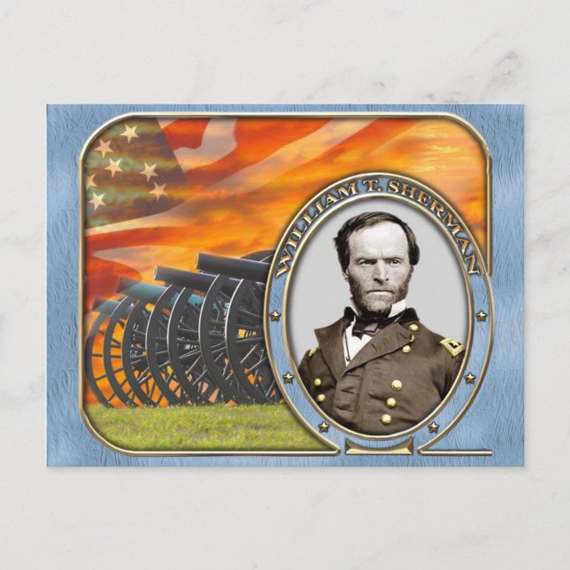 Amerikaninbördeskrigvykort Vykort (Framsida)