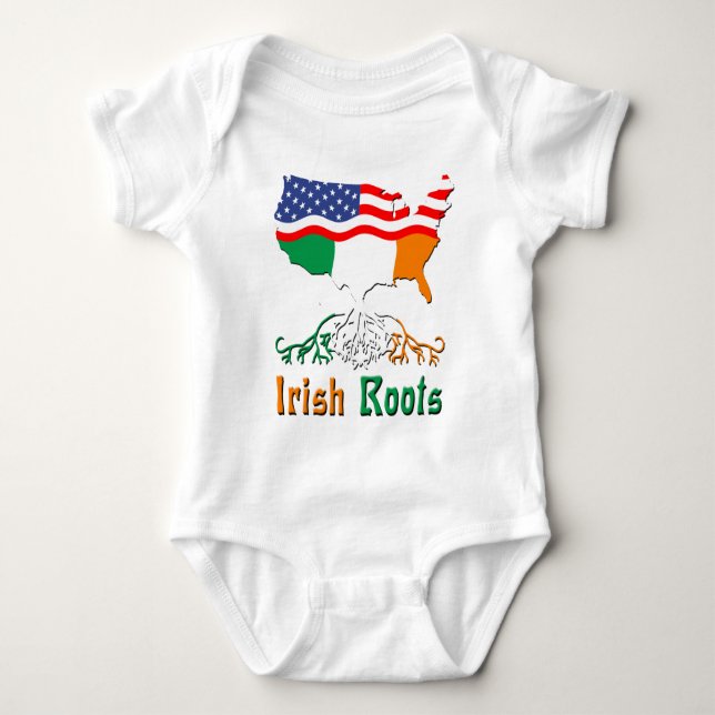 Amerikanirländare rotar tee shirt (Framsida)