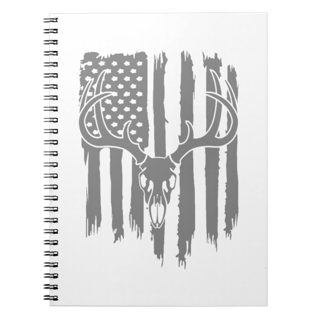 Amerikanjaktflagga Anteckningsbok (Framsidan)