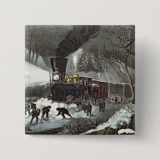 Amerikanjärnvägplats, 1871 knapp (Framsida)