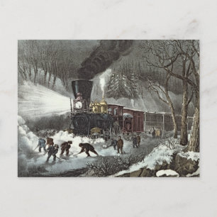 Amerikanjärnvägplats, 1871 vykort
