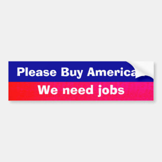 Amerikanjobbbildekal Bildekal