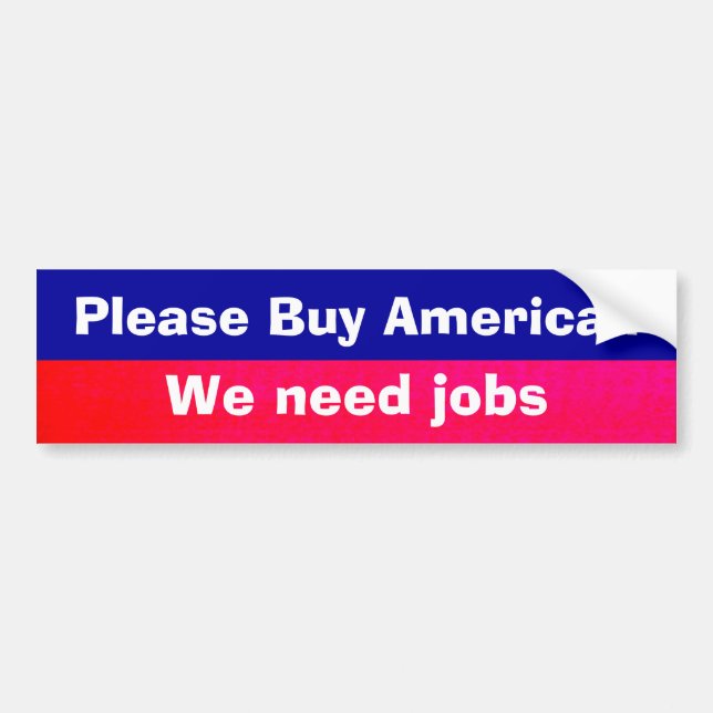 Amerikanjobbbildekal Bildekal (Framsidan)