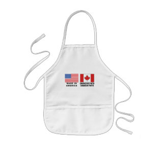 Amerikankanadensare Barnförkläde