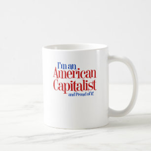 Amerikankapitalist… och stolt av honom kaffemugg