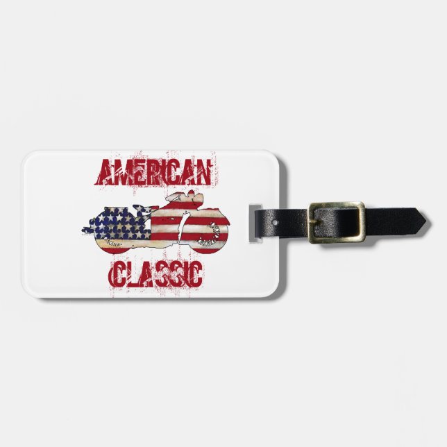 Amerikanklassiker Bagagebricka (Horisontell Framsida)