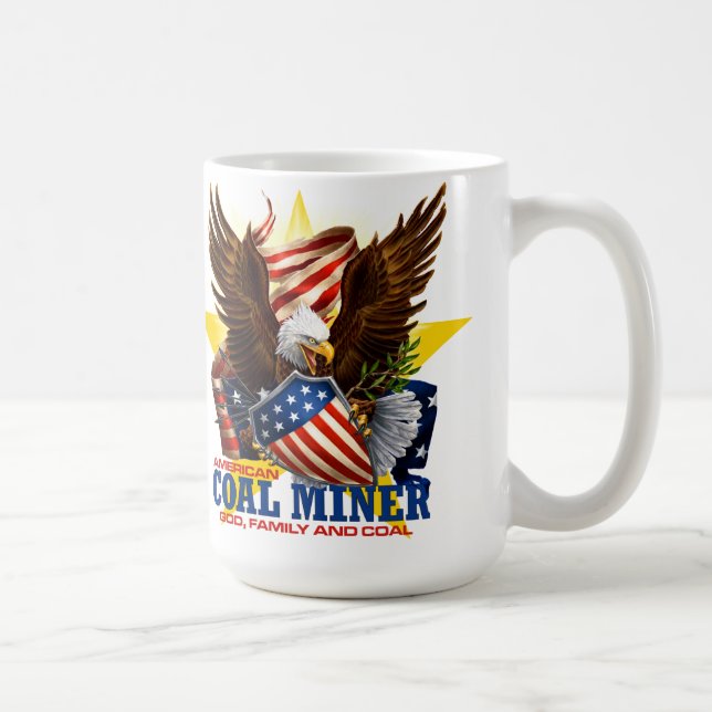 AMERIKANKOLGRUVARBETARE KAFFEMUGG (Höger)