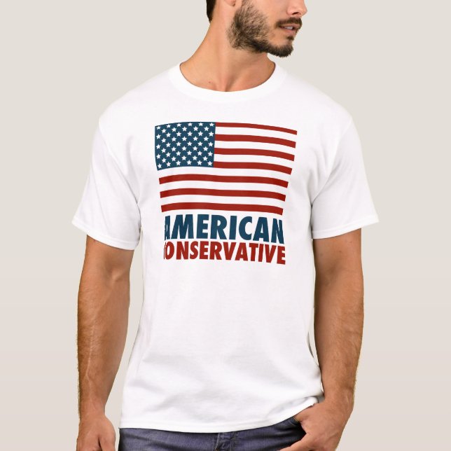 Amerikankonservativ T-shirt (Framsida)