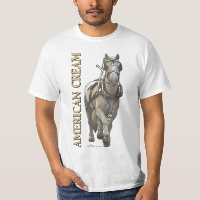Amerikankräm T Shirt (Framsida)