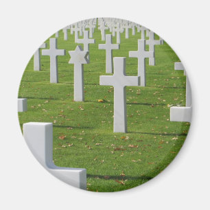 Amerikankyrkogård på Normandy Magnet