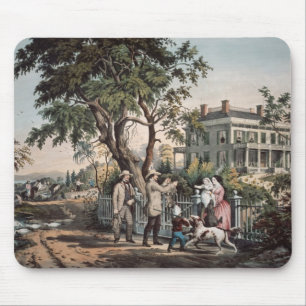 Amerikanlandliv - Oktober eftermiddag, 1855 Musmatta