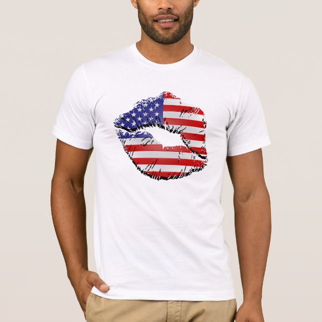 Amerikanläppar Tee Shirt (Framsida)