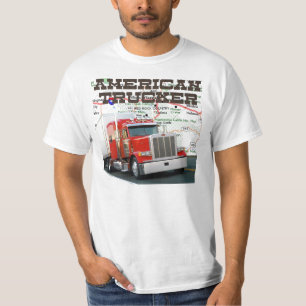 Amerikanlastbilsförareskjorta Tee