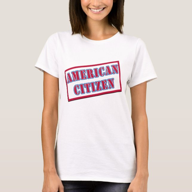 Amerikanmedborgare Tröja (Framsida)
