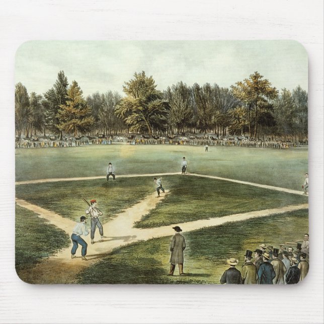 Amerikanmedborgareleken av baseball musmatta (Framsidan)
