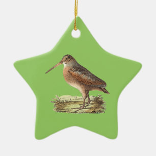 Amerikanmorkullan	(den Rusticola minderårigen) Julgransprydnad Keramik