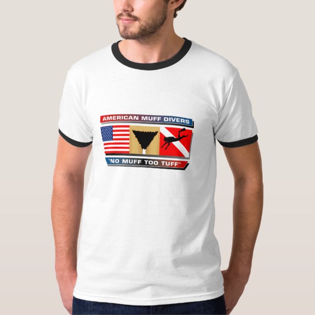 AmerikanMuffdykare Tee Shirt (Framsida)