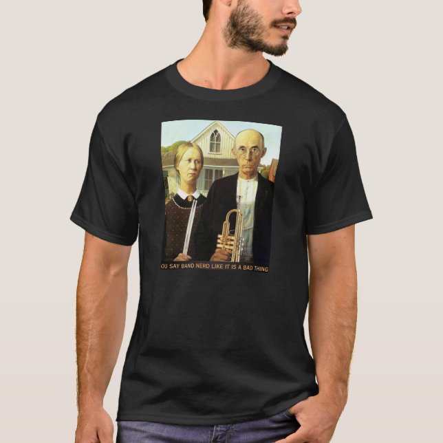 AmerikanmusikbandNerds T-shirt (Framsida)