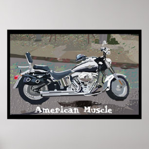 Amerikanmuskel Poster