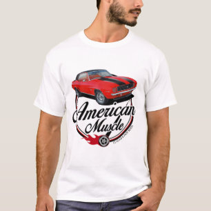 Amerikanmuskel röda Camaro T Shirt