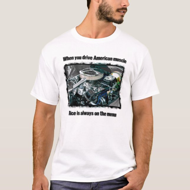 Amerikanmuskel Tee Shirt (Framsida)