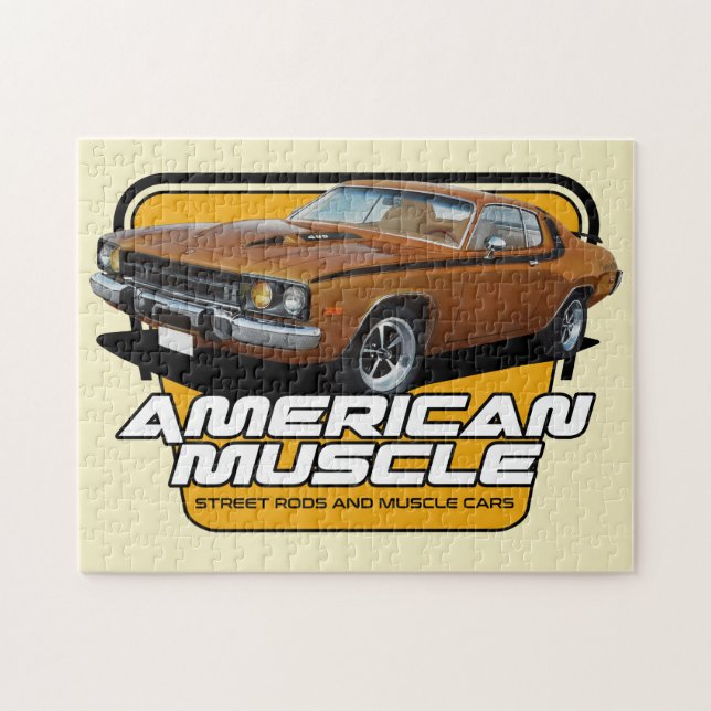 AmerikanmuskelRoadrunner Pussel (Horisontell)