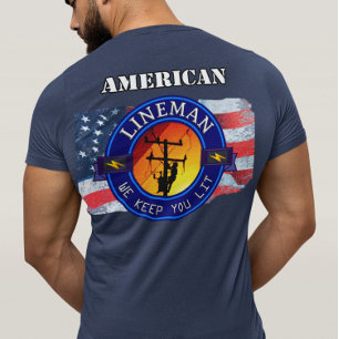 AMERIKANN/FLORIDA (EJ STAT) LINEMAN T SHIRT