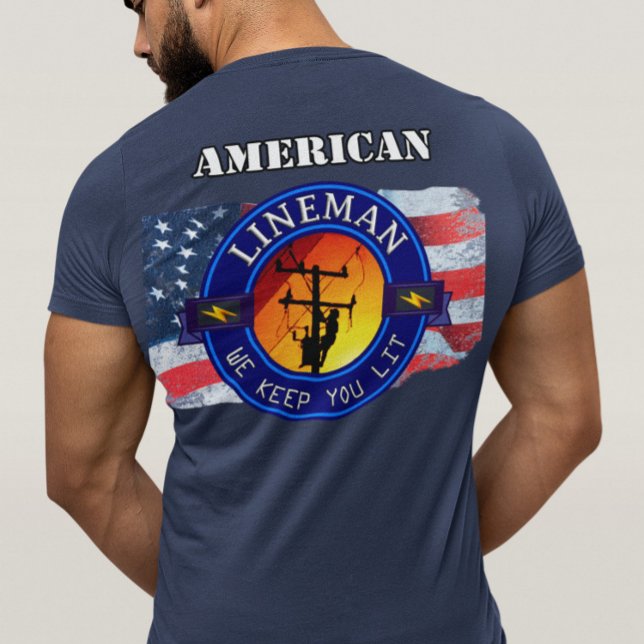 AMERIKANN/FLORIDA (EJ STAT) LINEMAN T SHIRT (Skapare uppladdad)