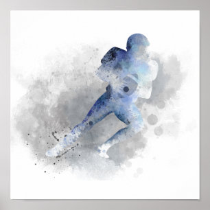AMERIKANN FOOTBALL PLAYER 1 - Poster