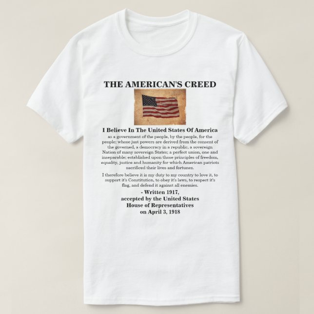 AMERIKANN HAR SKAPAT T SHIRT (Design framsida)