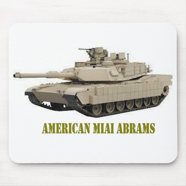 AMERIKANN M1A1 ABRAMS-TANK MUSMATTA (Framsidan)