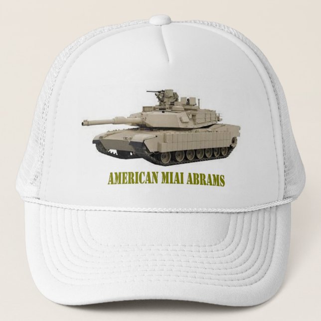 AMERIKANN M1A1 ABRAMS-TANK TRUCKERKEPS (Framsida)