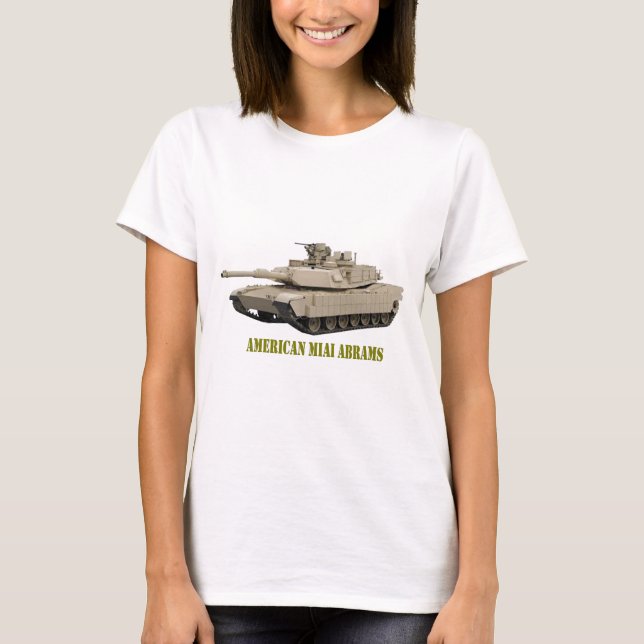 AMERIKANN MIA1 ABRAMS T SHIRT (Framsida)