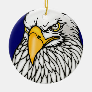 Amerikanörn Julgransprydnad Keramik