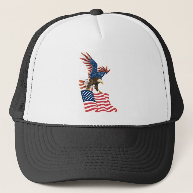 Amerikanörn Truckerkeps (Framsida)