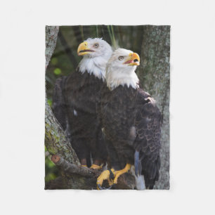 Amerikanörnkast Fleecefilt