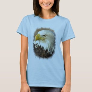 Amerikanörnkvinna utslagsplats t shirt