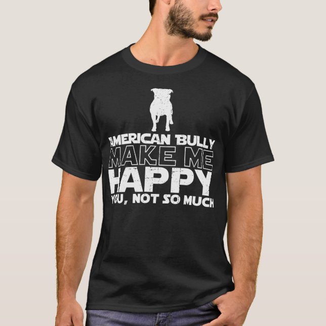 Amerikanöversittaren gör mig den lyckliga T-tröja T Shirt (Framsida)