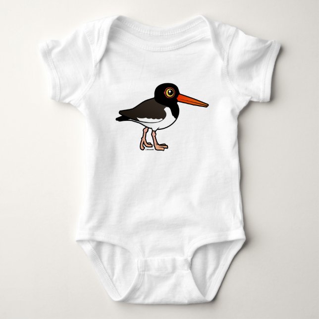 AmerikanOystercatcher Tee Shirt (Framsida)