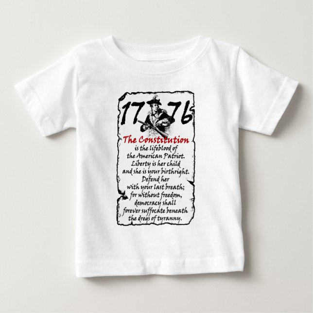 Amerikanpatrioten Tee Shirt (Framsida)